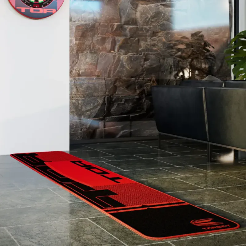 Target Tor Dartmatte 300x60 cm rød