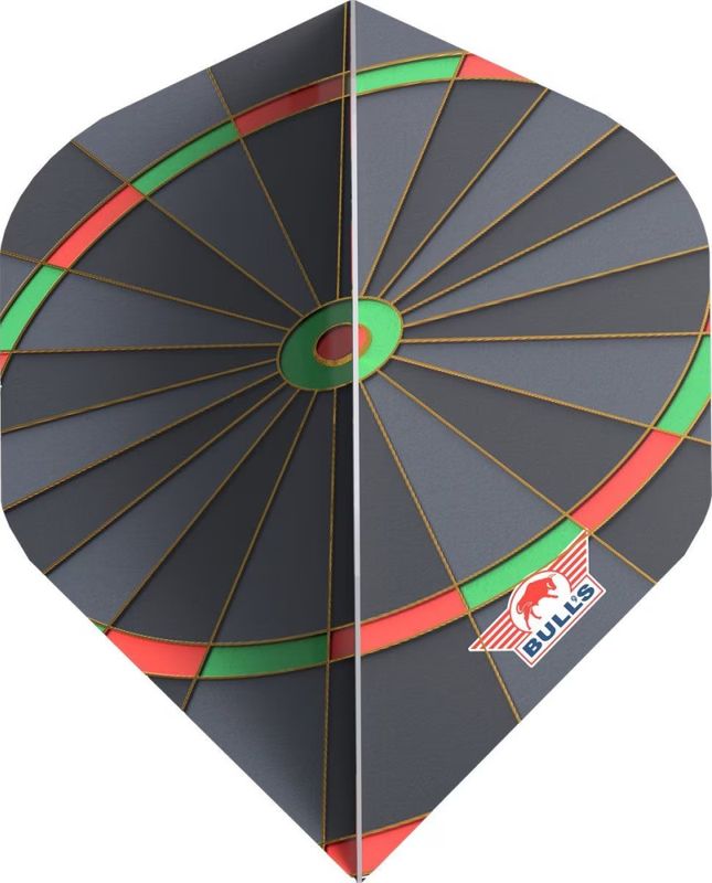  Bull's Design 100 Dartskive Black No.2 