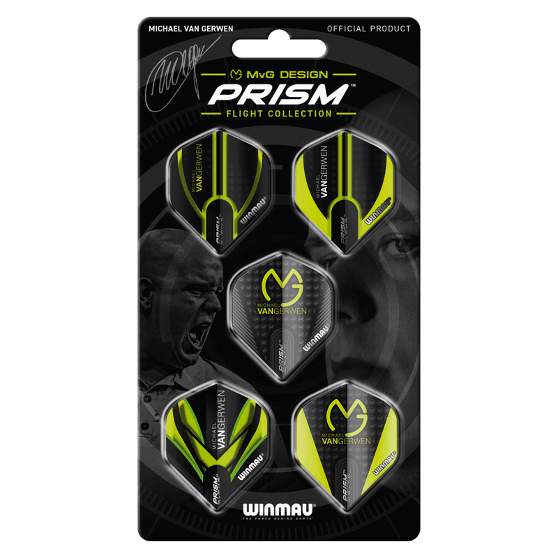 Winmau MVG MEGA STANDARD DART FLIGHT COLLECTION