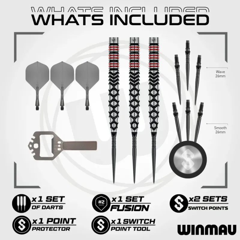 Winmau Fornax Tappered 90% tungsten SP