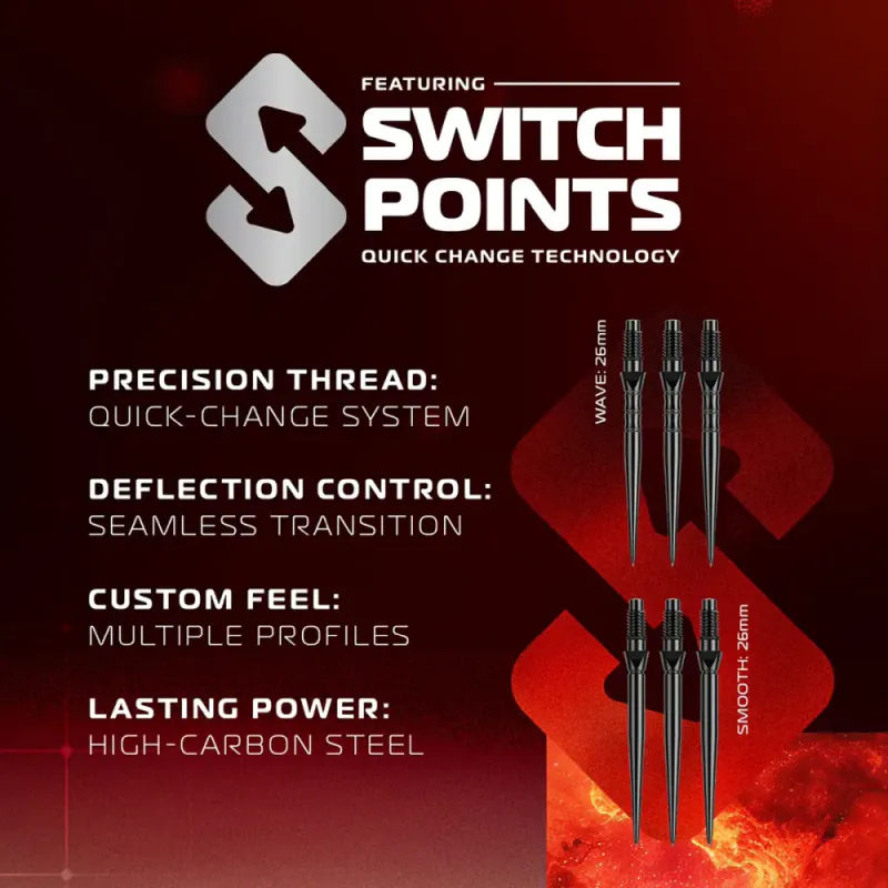 Winmau Fornax Tappered 90% tungsten SP
