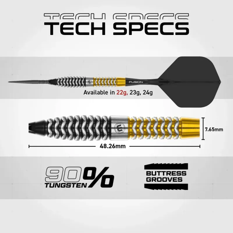 Winmau Exion Torpedo 90% tungsten SP