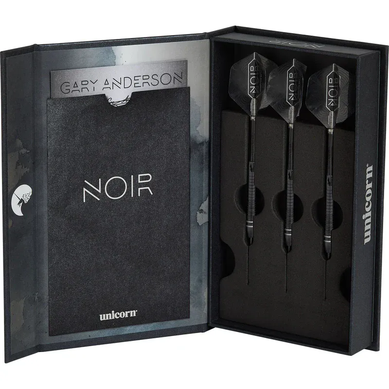 Unicorn Gary Anderson Noir Phase 6 90% 22g Steeltip