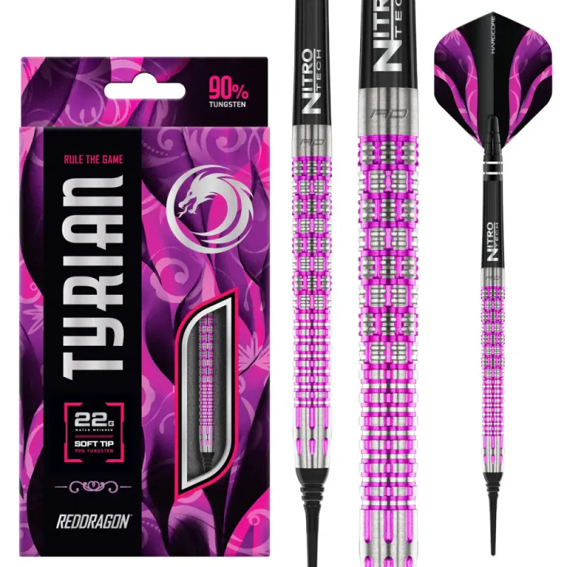 Reddragon Tyrian 90% tungsten 20 gram softtip
