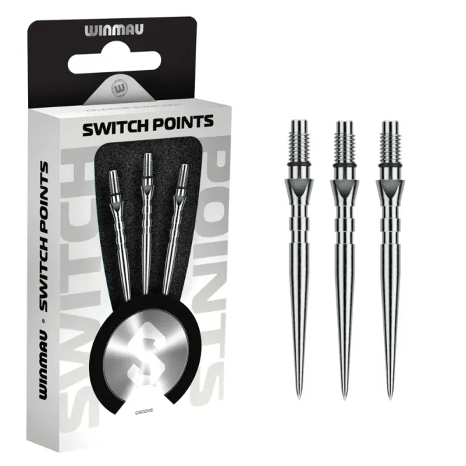 Hovedbilde Winmau Switch Point Groove Silver  40mm